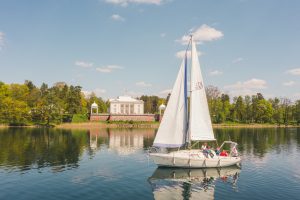 plaukimas jachta Zaltys trakuose